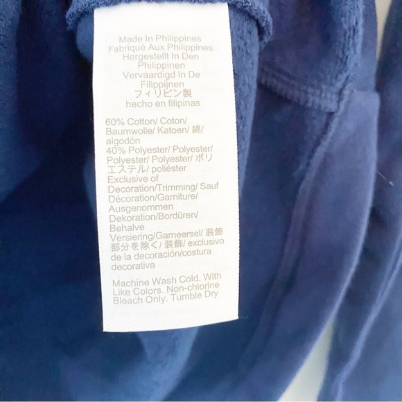 J. CREW Factory Blue Wide Collar Long Sleeve Shirt NEW Size Small - Picture 5 of 8